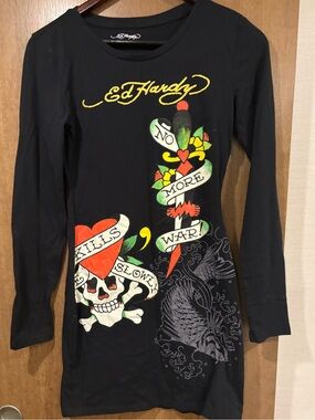 Ed hardy Tshirt dress